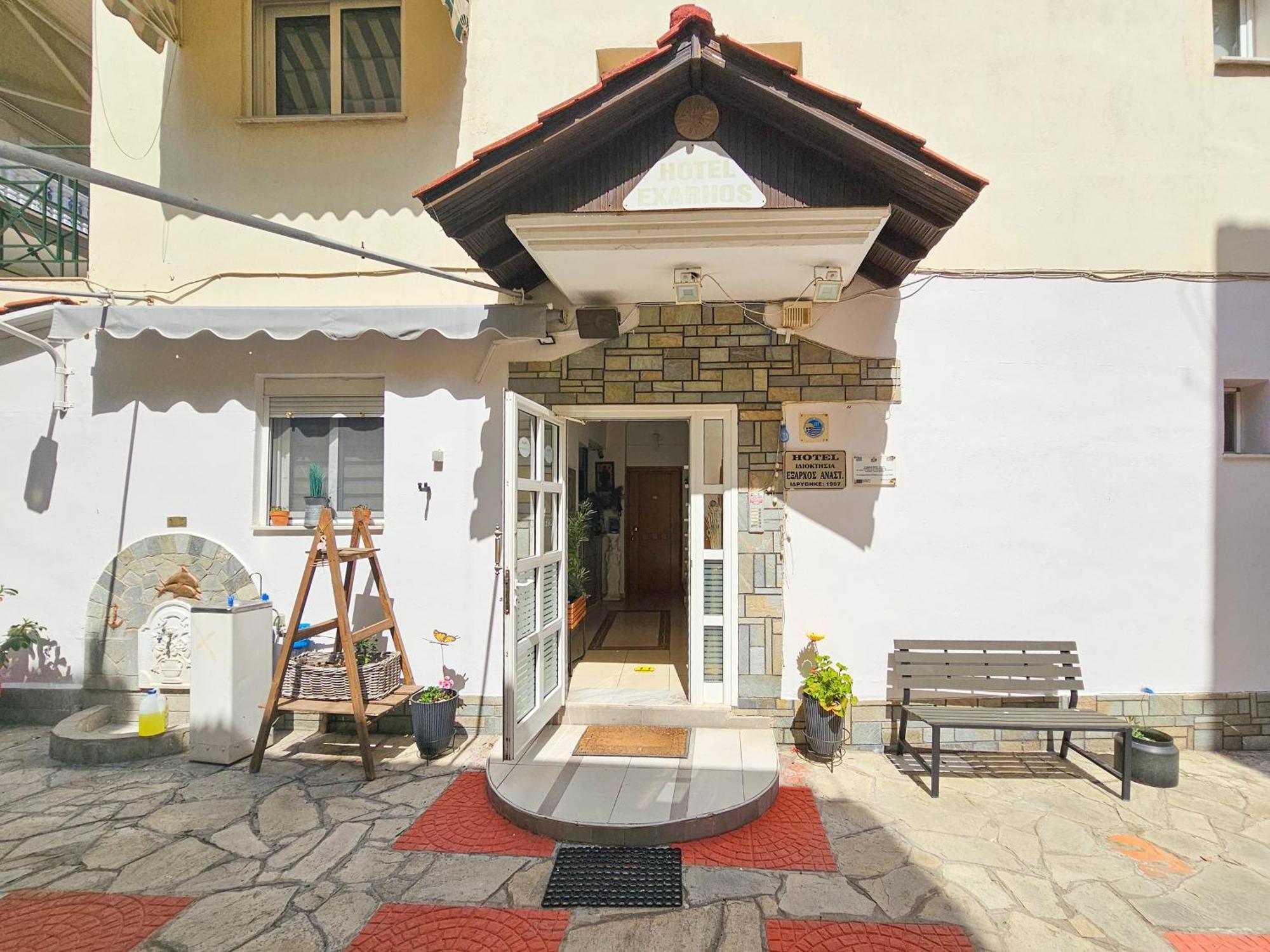 Hotel Exarhos Paralía Exterior foto